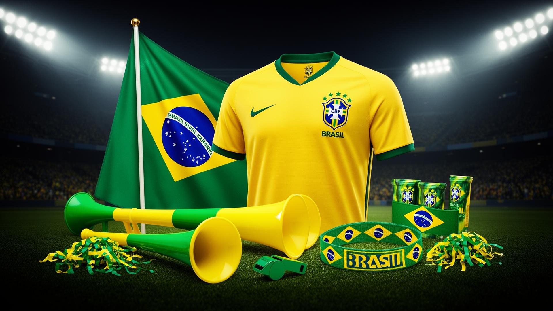 Kit Torcedor do Brasil completo